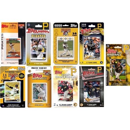 WILLIAMS & SON SAW & SUPPLY C&I Collectables PIRATES920TS MLB Pittsburgh Pirates 9 Different Licensed Trading Card Team Set PIRATES920TS